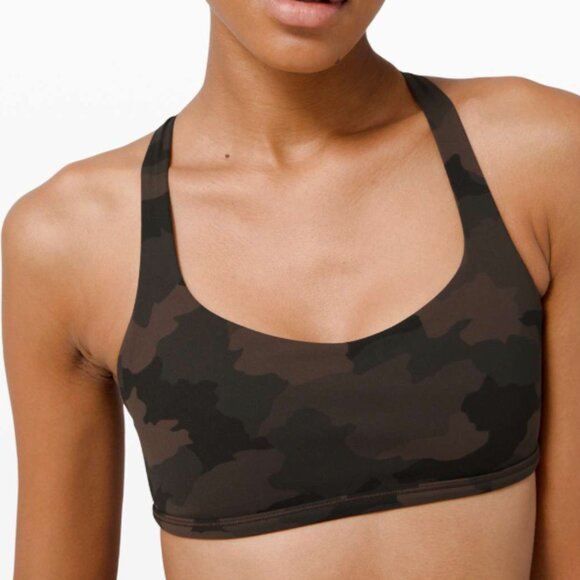 Lululemon Free to Be Bra Wild — Camo — Size 10 - Picture 1 of 3